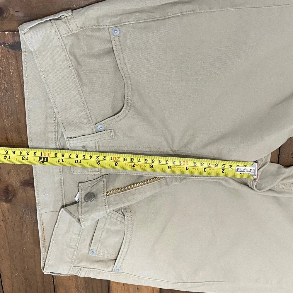 Levis 514 Straight Fit Khaki Pants Mens 32x32 Tan Cotton Stretch Trousers